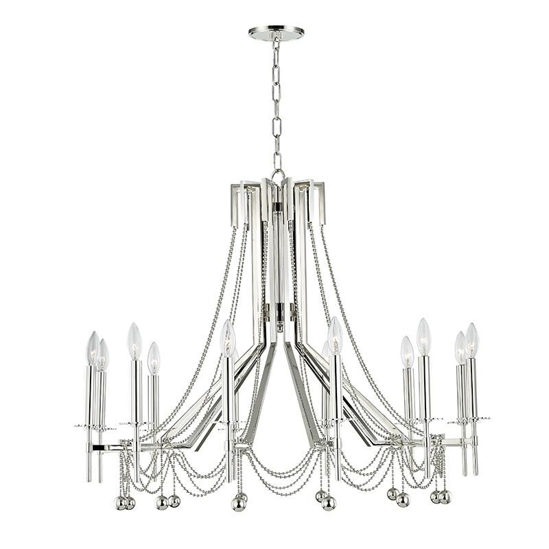 Corey Damen Jenkins Zariah 36 Inch Chandelier by Hudson Valley Lighting